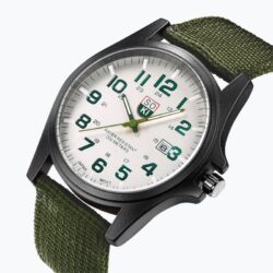 "Soki" Man's Luxury Calendar Quartz Watch-Green